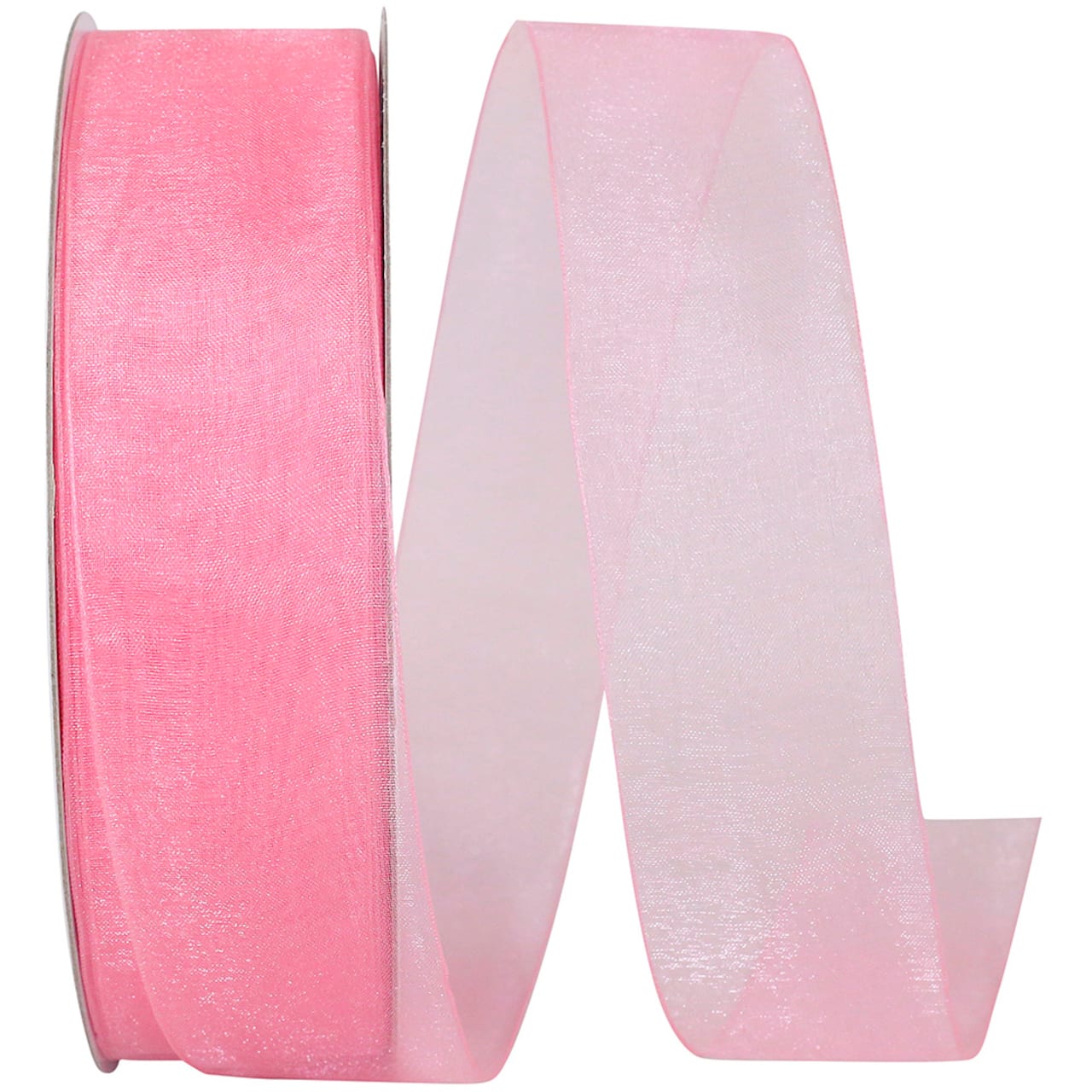 JAM Paper 1.5" x 100yd. Sheer Chiffon Mono Ribbon